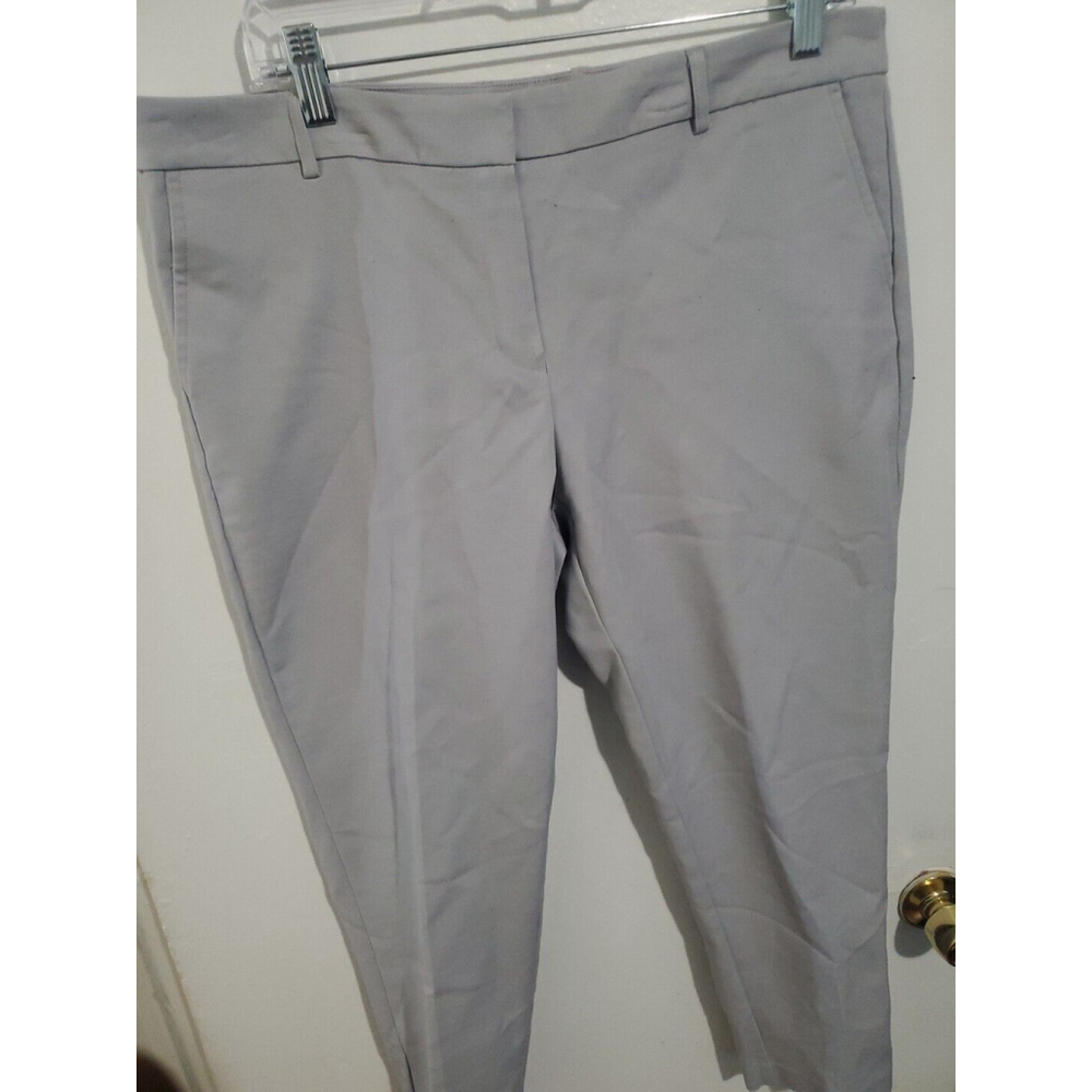 Jones New York Signature Stretch White Twill Dress Pants 10, EUC!